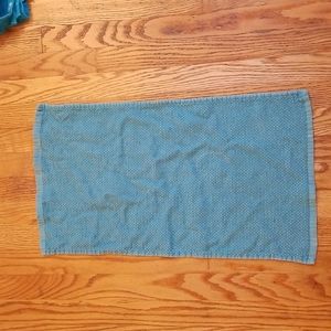 Blue hand towel